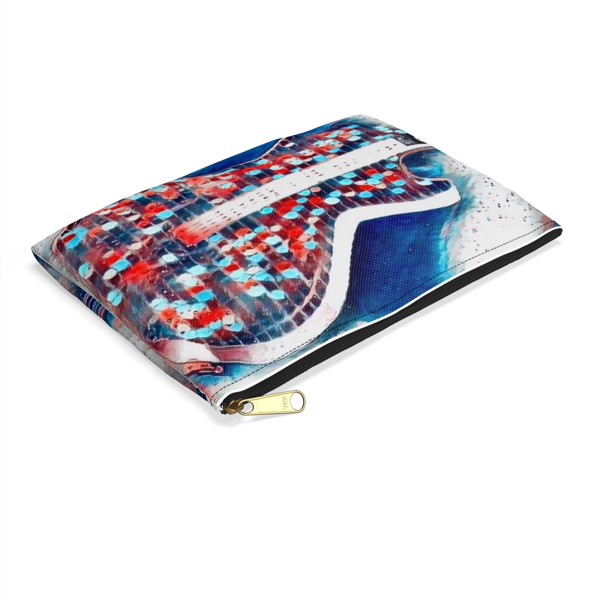 ALL AMERICAN GUITAR Zipper Pouch — Red White & Blue