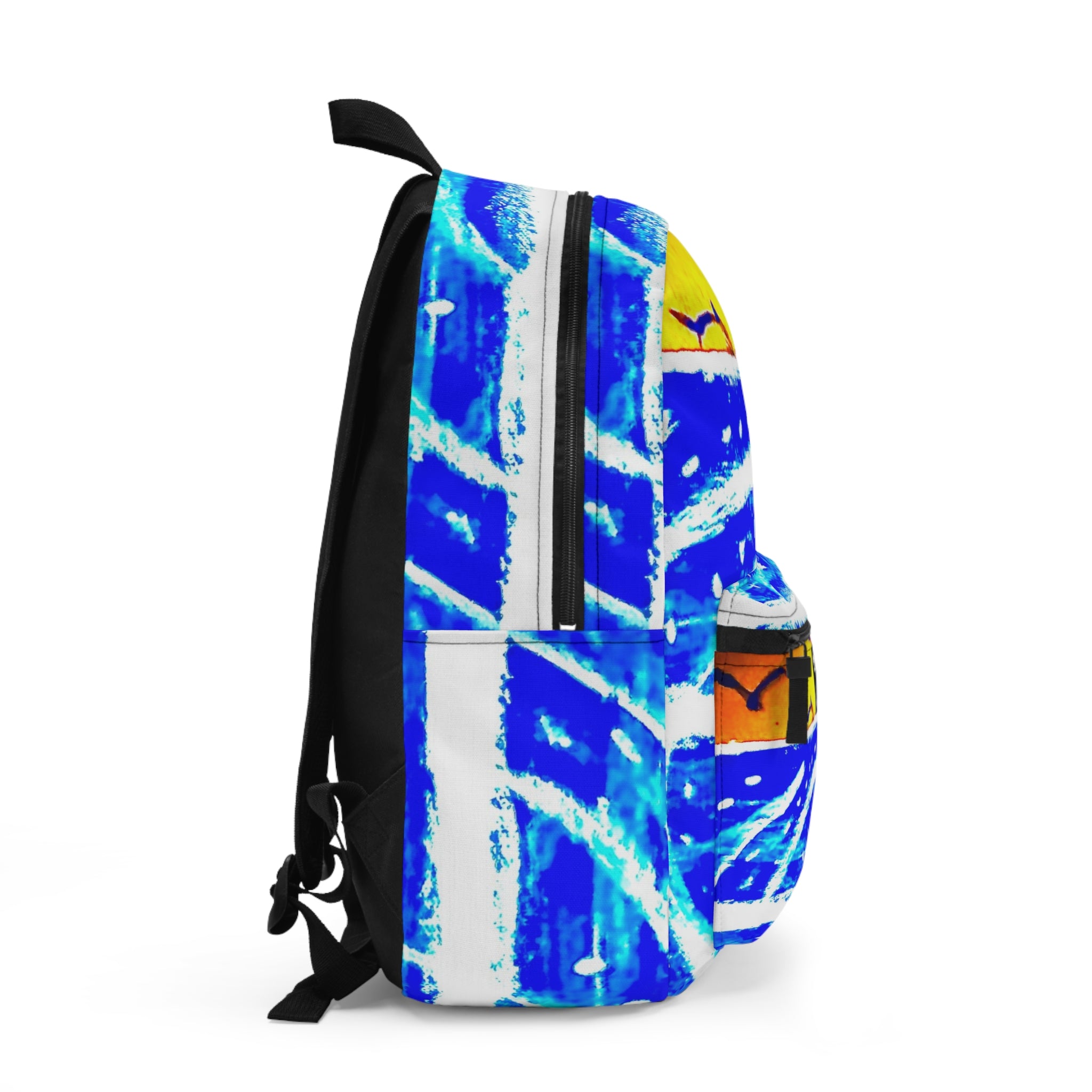 BACKPACK "HEAD ABOVE WATER" BLUE/GOLD