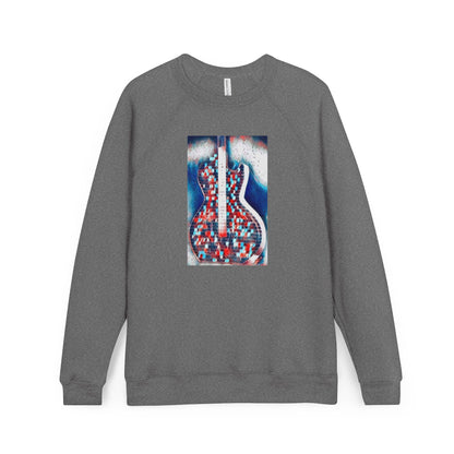 ALL AMERICAN GUITAR Sweatshirt — Red White &amp; Blue