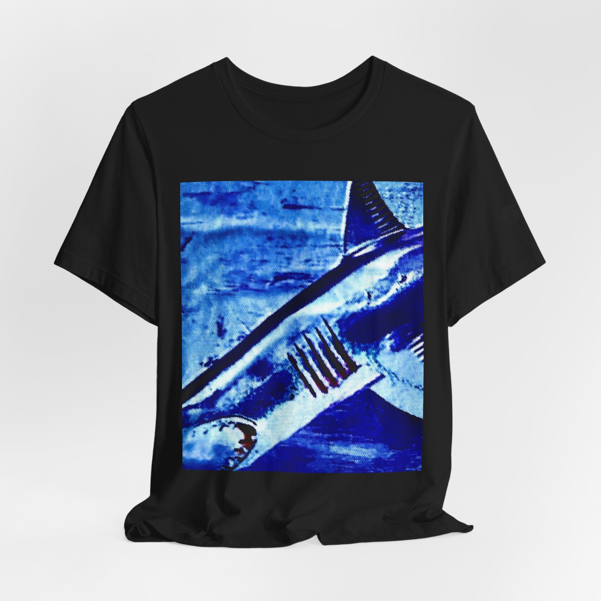 SHARK WEEK "BENEATH THE SURFACE"  T SHIRT BLUE