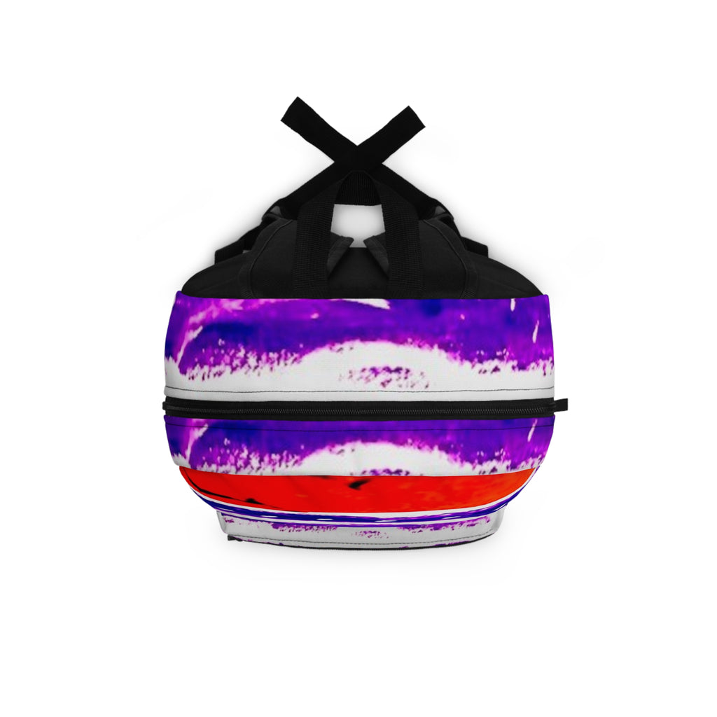 BACKPACK "HEAD ABOVE WATER" PURPLE/RED