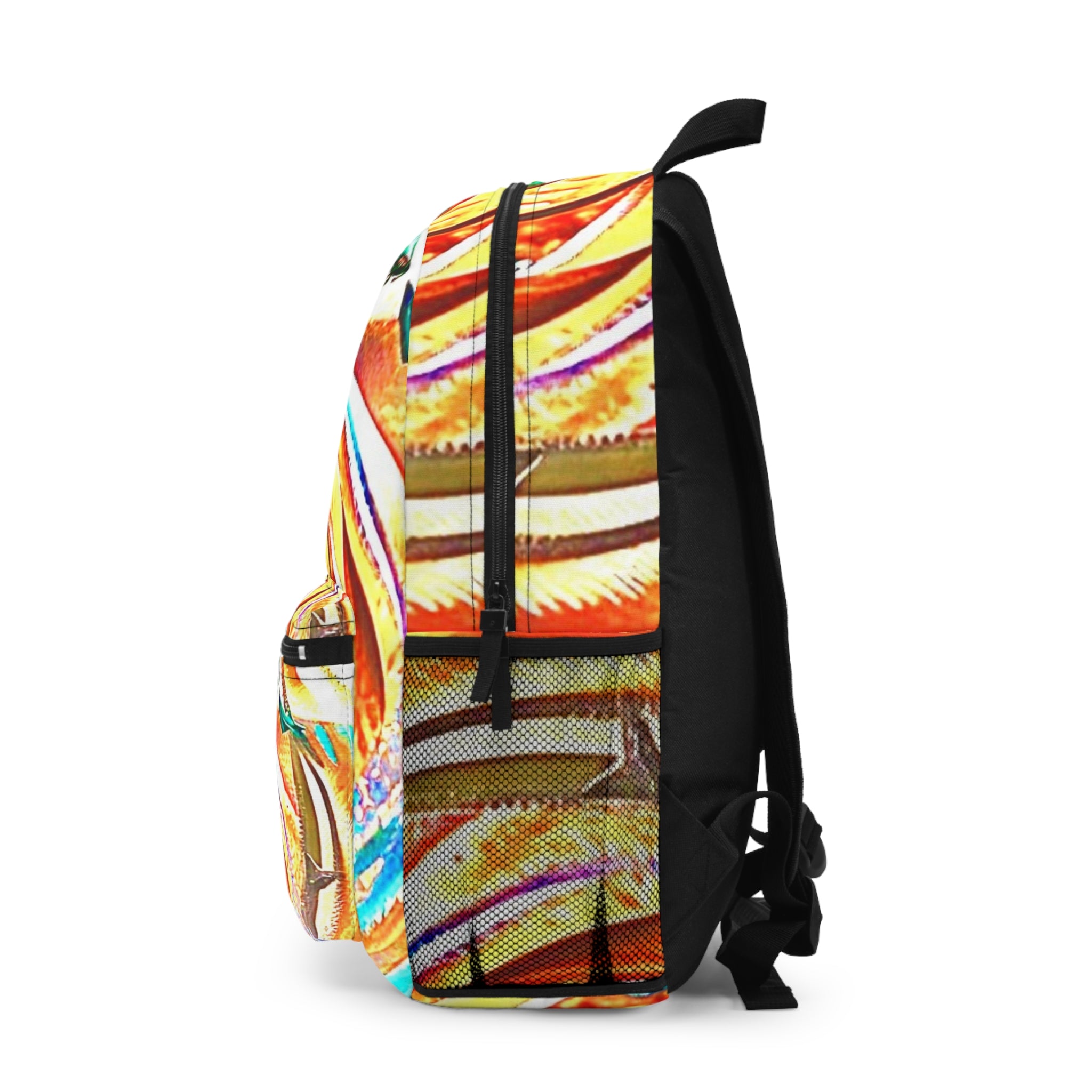 BACKPACK "HEAD ABOVE WATER" TEAL/ORANGE