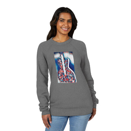 ALL AMERICAN GUITAR Sweatshirt — Red White &amp; Blue