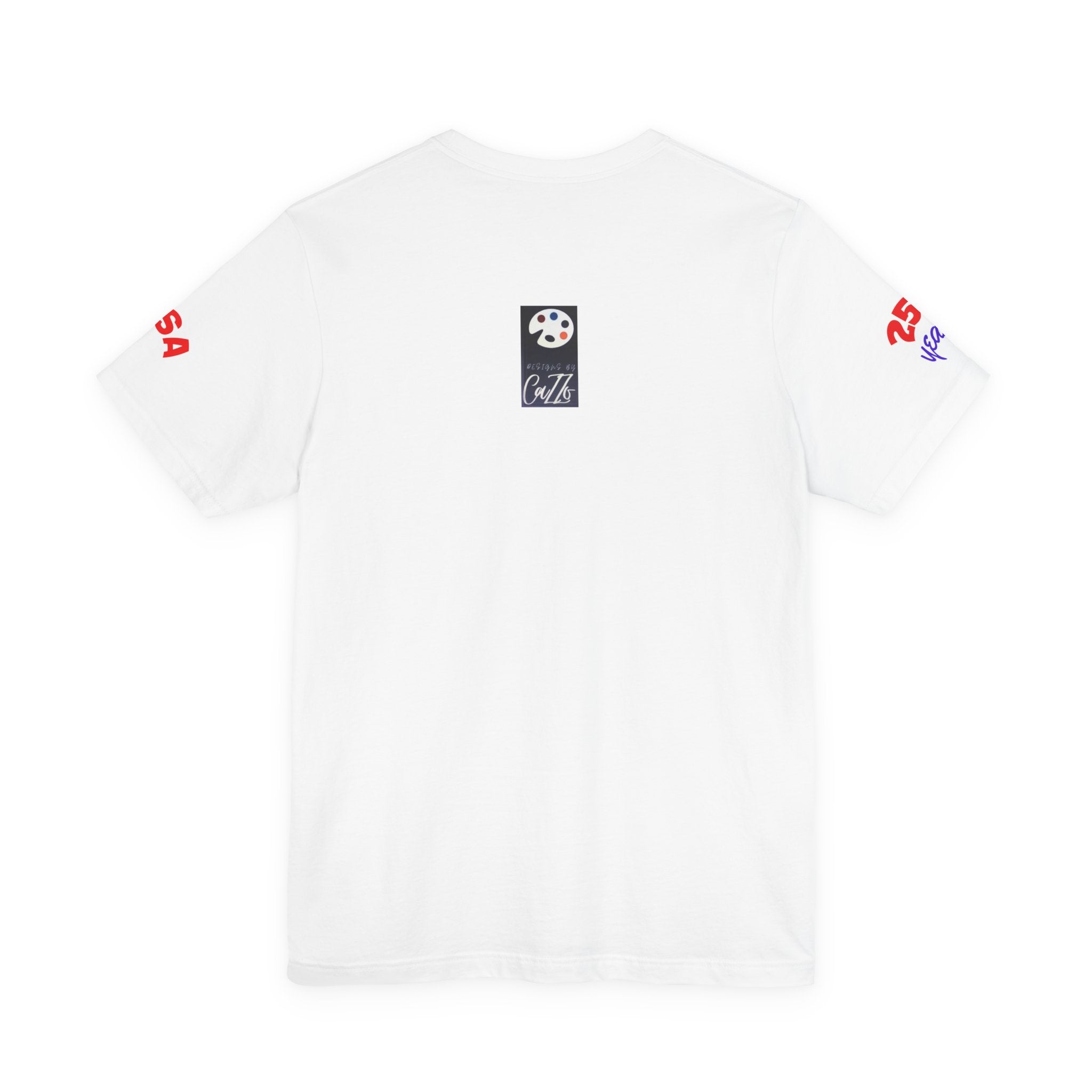 All American Guitar T-Shirt — Red White & Blue