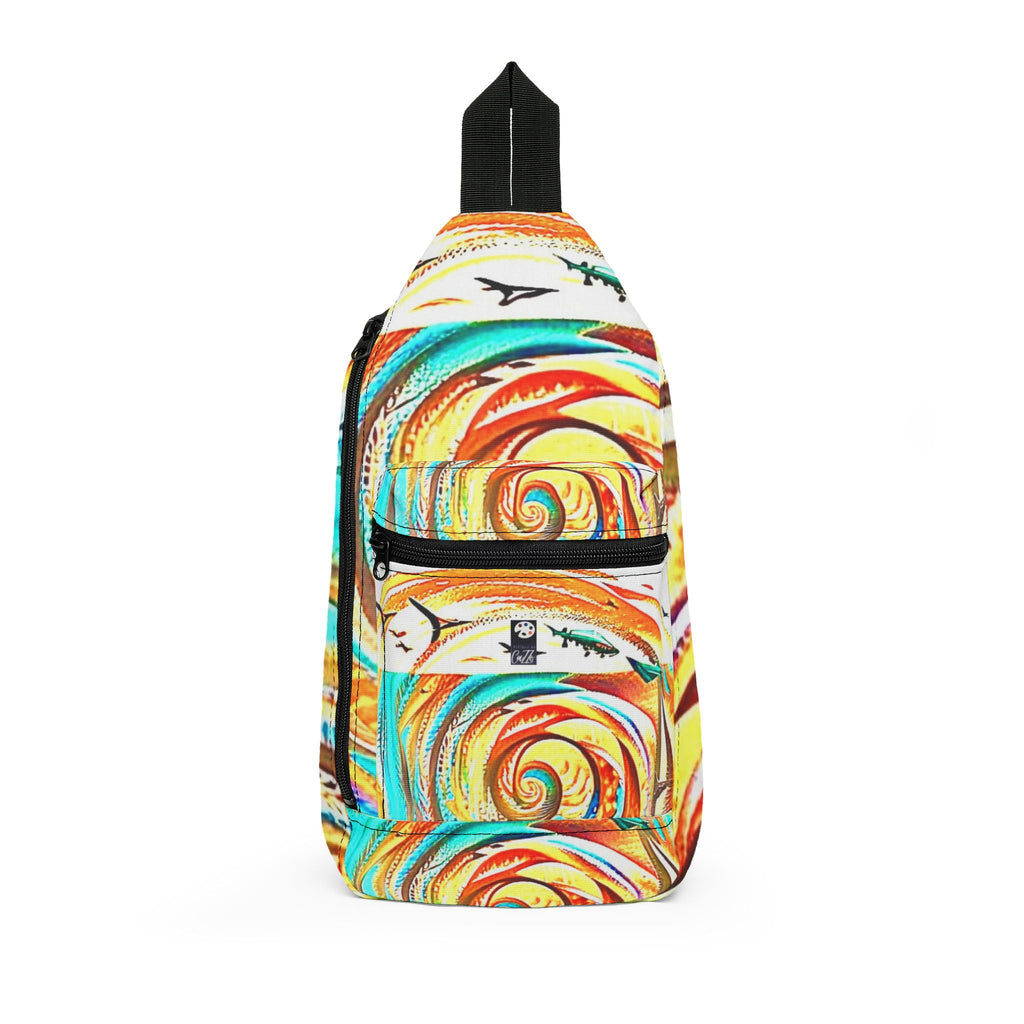 SLING BAG "HEAD ABOVE WATER" SWIRL