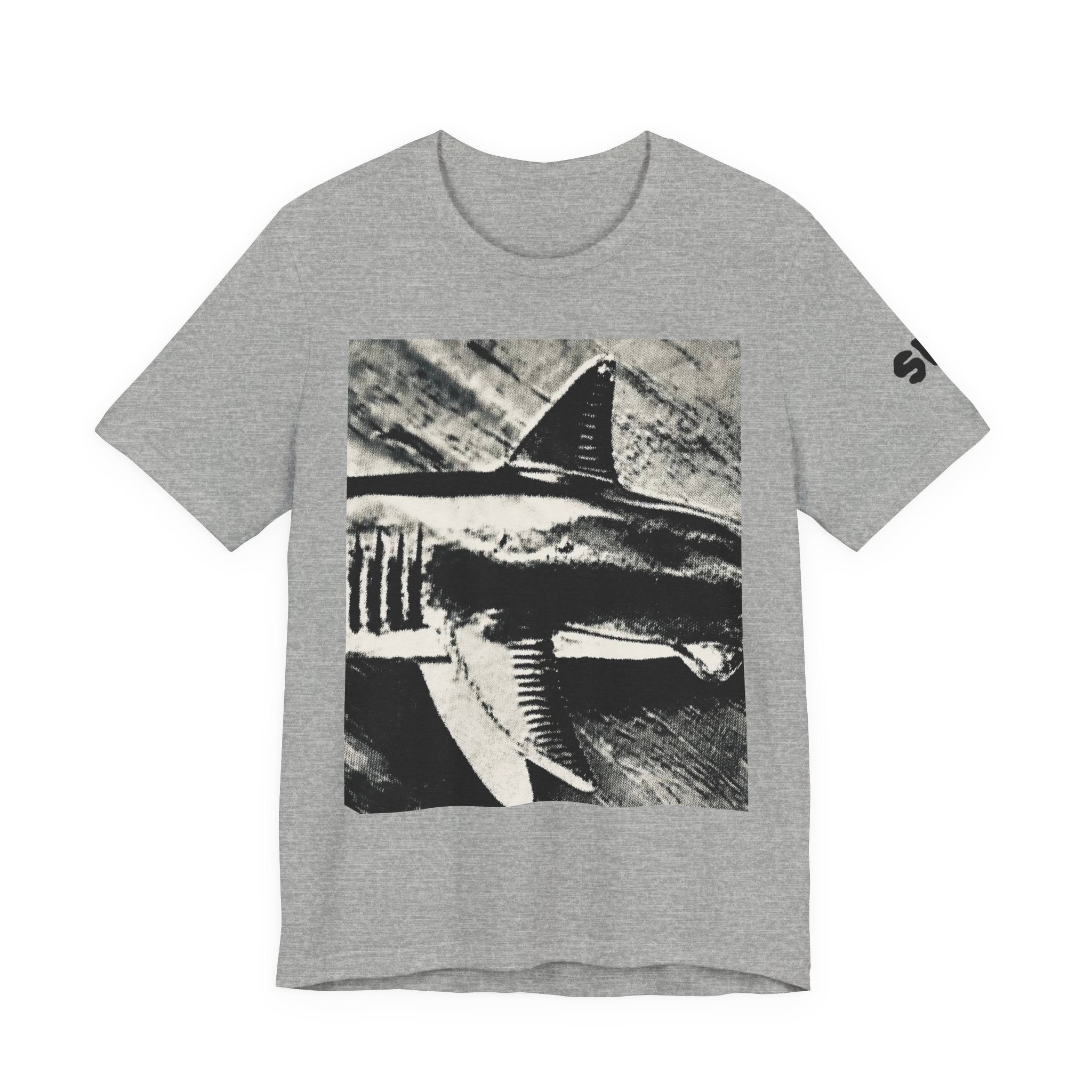 SHARK WEEK T SHIRT -  "Beneath the Surface"  Monochrome