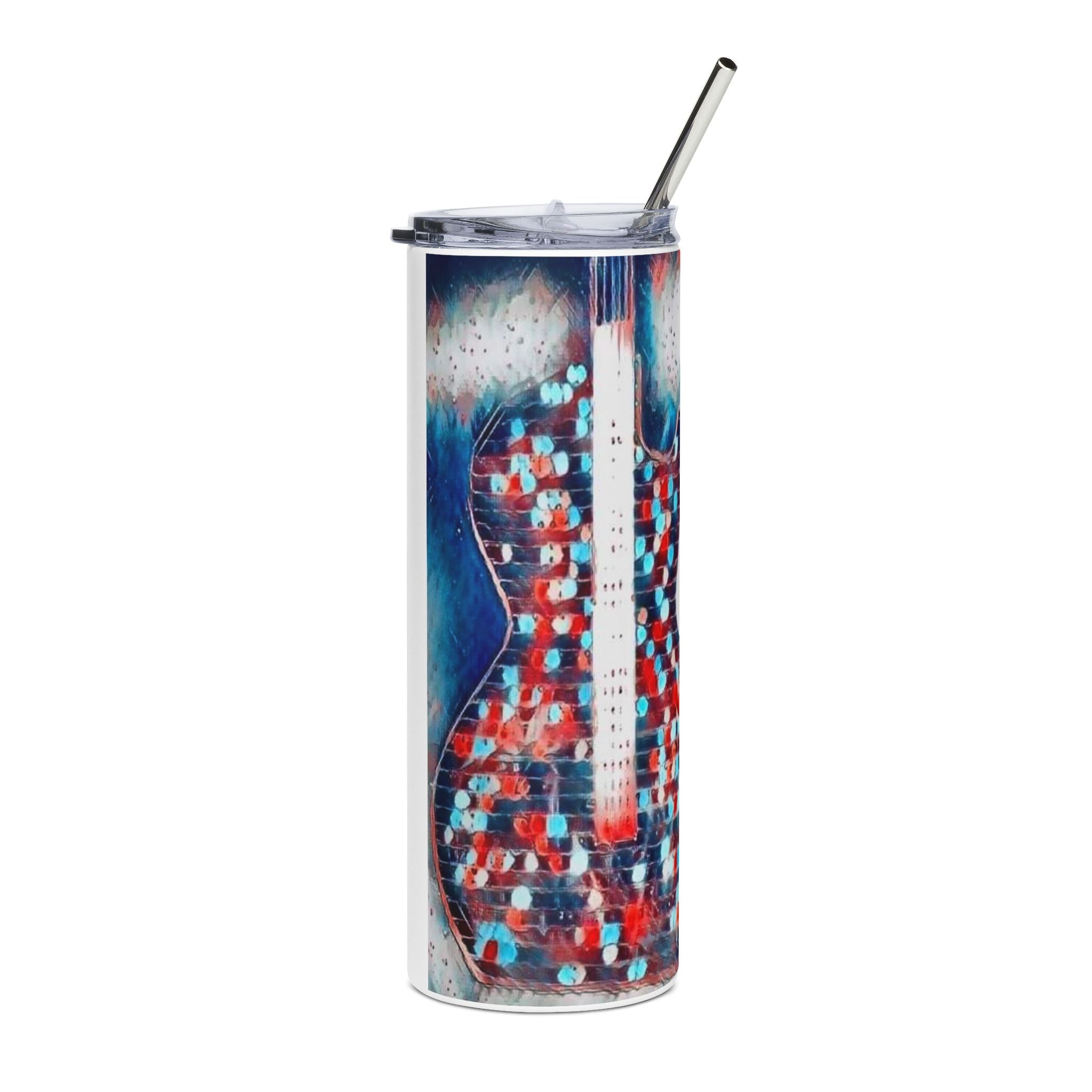 ALL AMERICAN GUITAR Tumbler — Red White & Blue