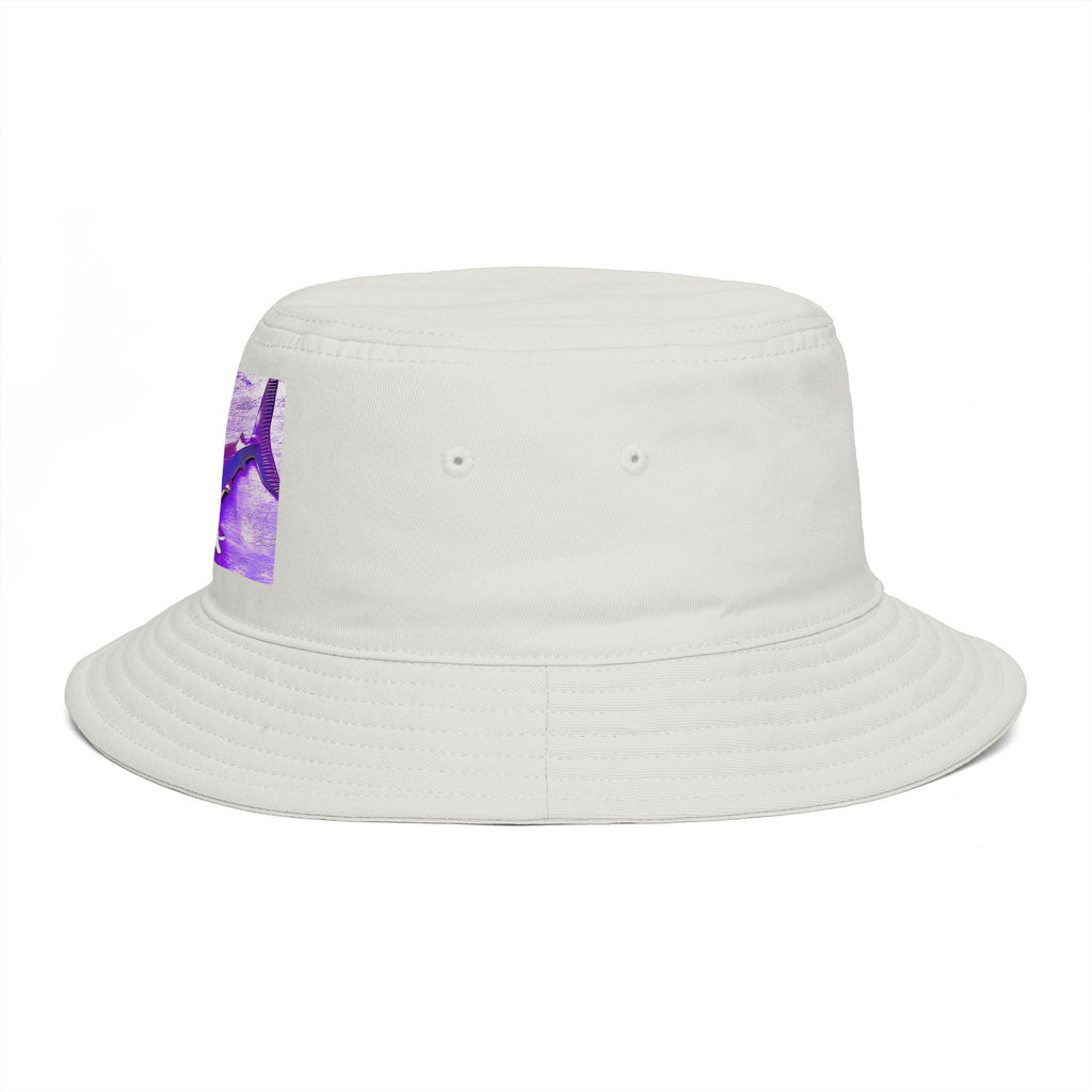SHARK WEEK BUCKET HAT "Beneath the Surface" Purple | Shark Art Hat