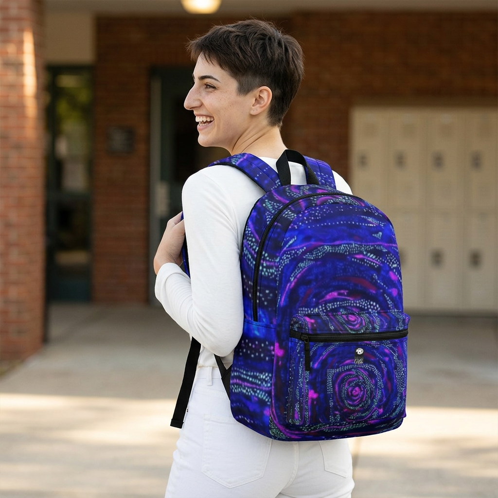 BACKPACK "SPACE ODYSSEY" (BLACK LIT VERSION)