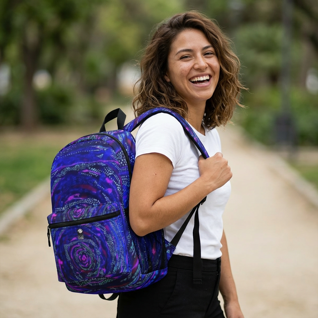 BACKPACK "SPACE ODYSSEY" (BLACK LIT VERSION)