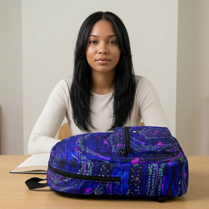 BACKPACK "SPACE ODYSSEY" (BLACK LIT VERSION)  BACKPACK