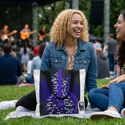 ALL AMERICAN GUITAR Tote Bag  Neon