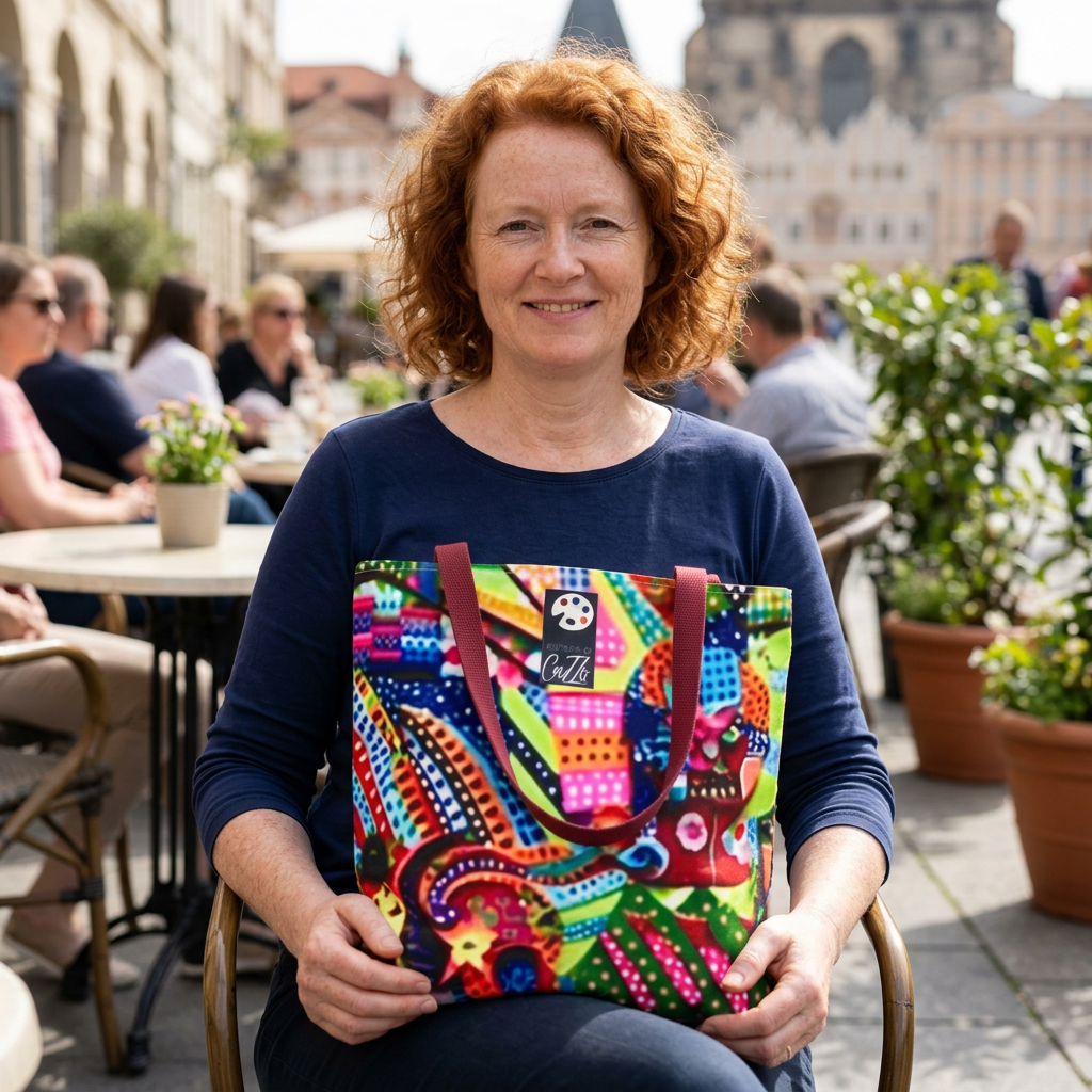 "FARM TO TABLE" ORIGINAL ARTWORK TOTE  Tote Bag (AOP)