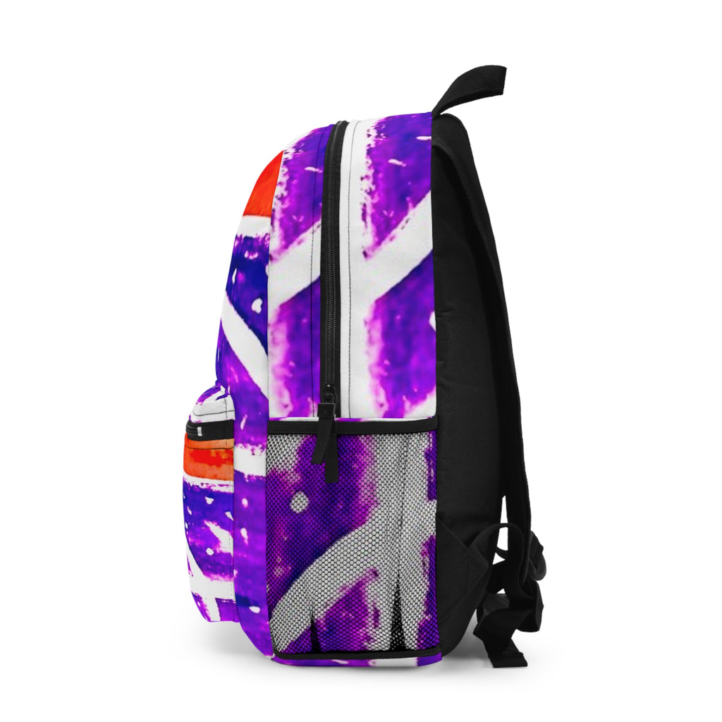BACKPACK "HEAD ABOVE WATER" PURPLE/RED