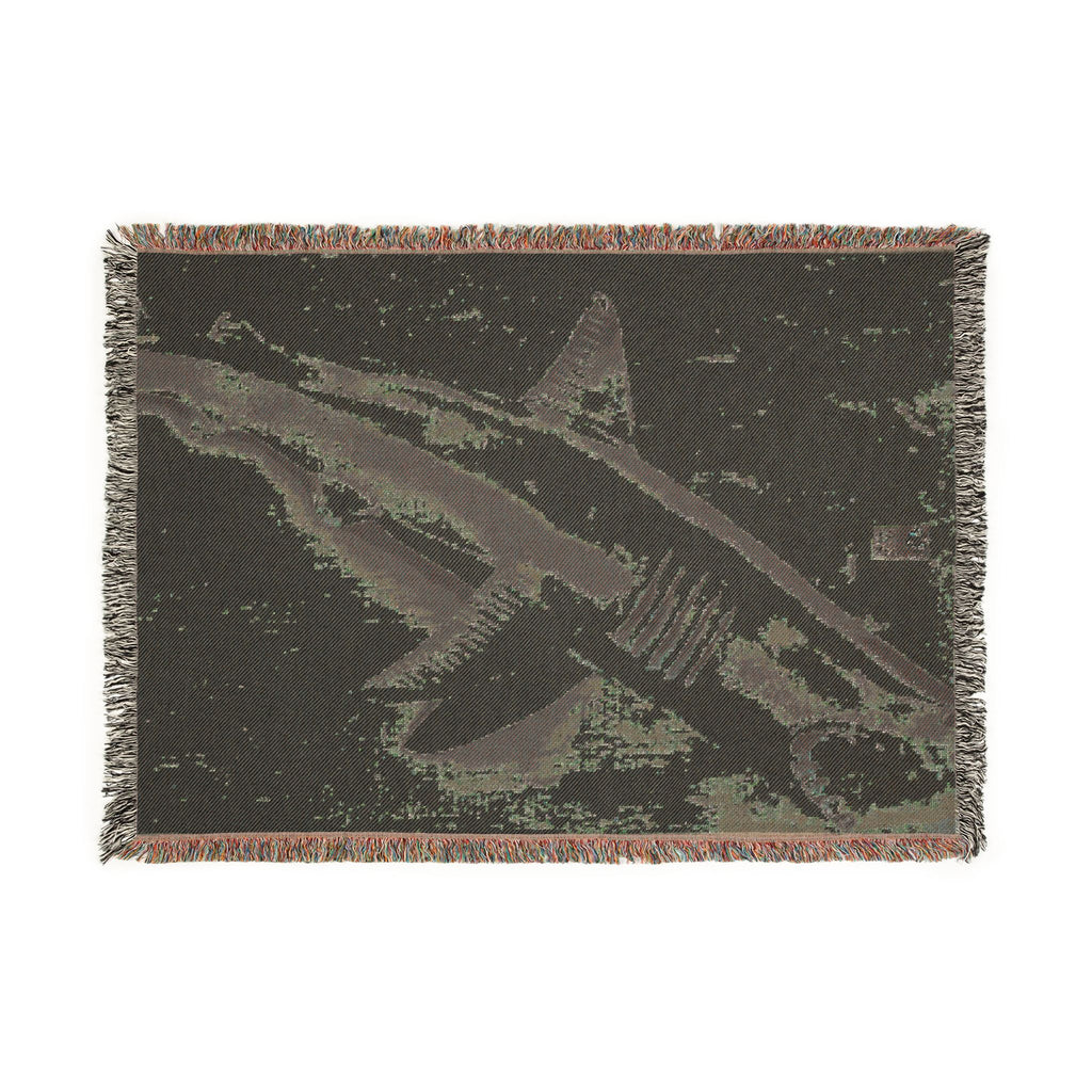 SHARK WEEK Woven blanket - purple