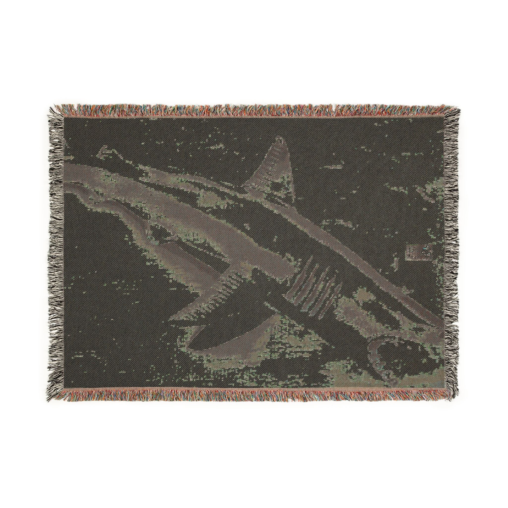 SHARK WEEK Woven blanket - purple