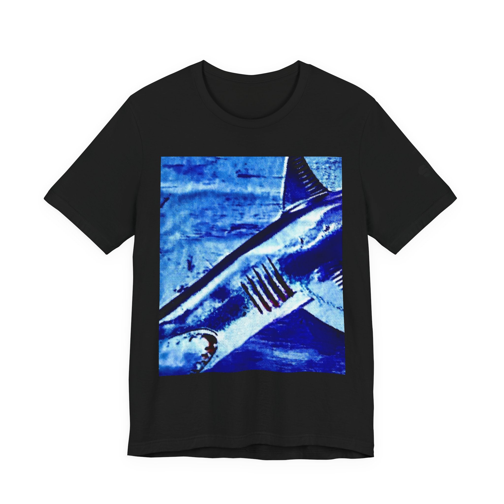 SHARK WEEK "BENEATH THE SURFACE"  T SHIRT BLUE