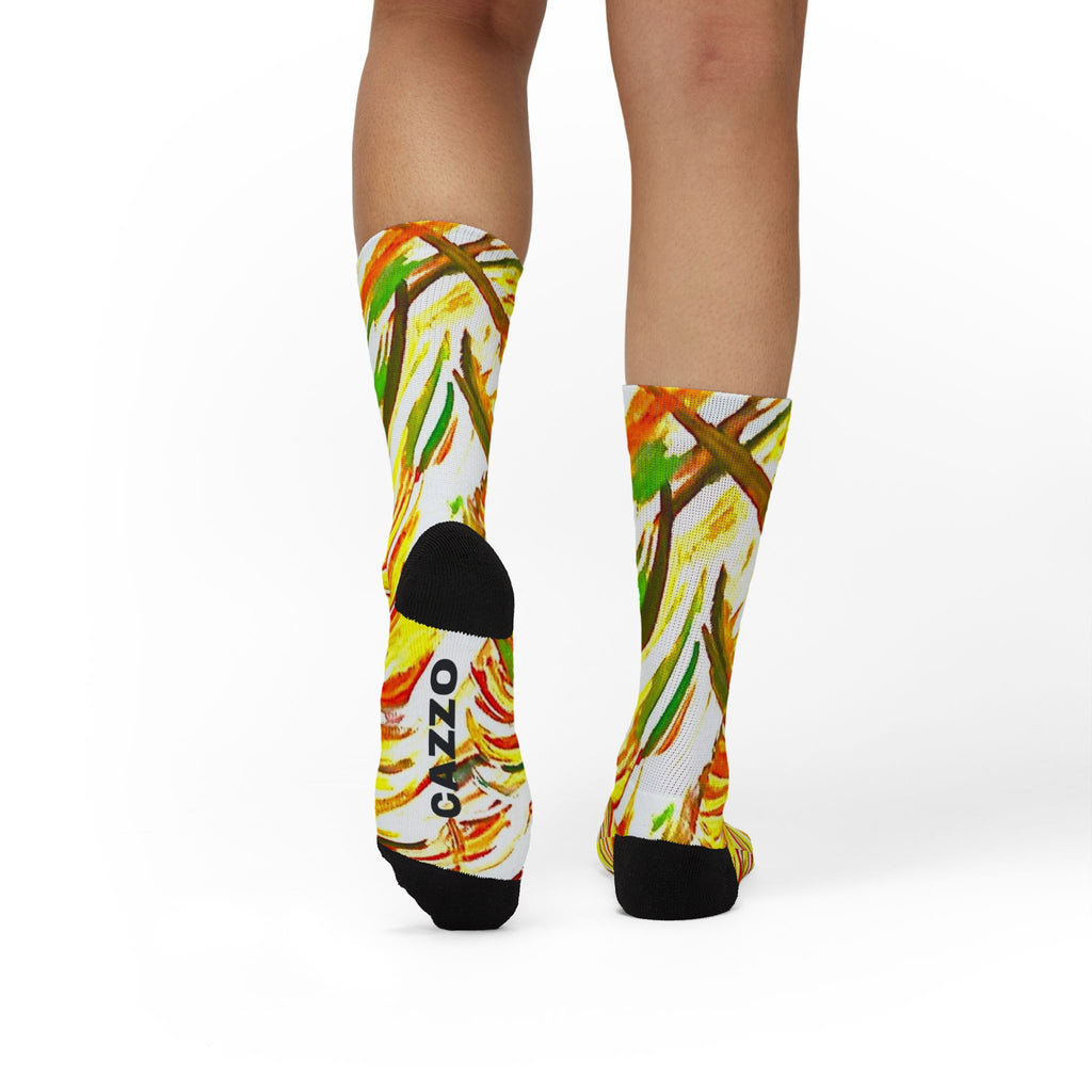 CAZZO SOCKS "TORNADO" YELLOW