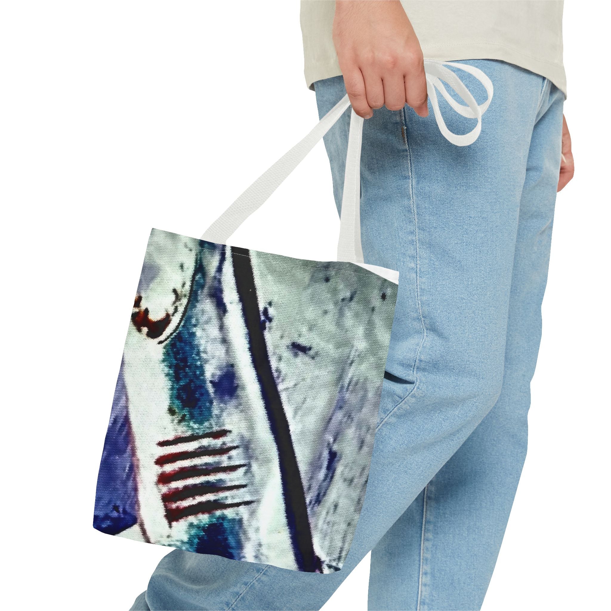 SHARK WEEK TOTE "Beneath the Surface" Blue Steel | 13x13 $22 · 16x16 $25 · 18x18 $28