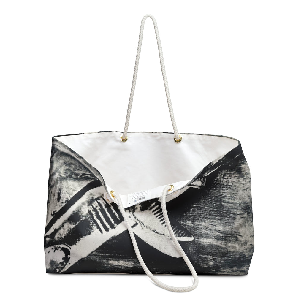 SHARK WEEK "BENEATH THE SURFACE"  Weekender Bag — Monochrome