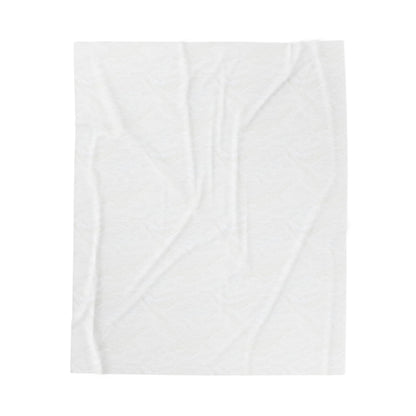 "HURRICANE"  Velveteen Plush Blanket — TEAL