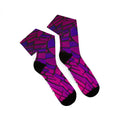 CAZZO SOCKS "SHATTERED" PURPLE