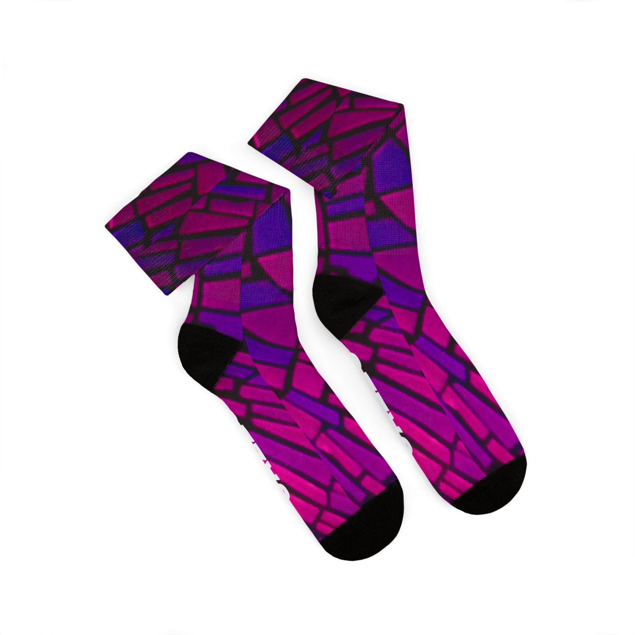 CAZZO SOCKS "SHATTERED" PURPLE