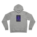 Electric Guitar Hoodie - Neon Purple Music Note Pullover