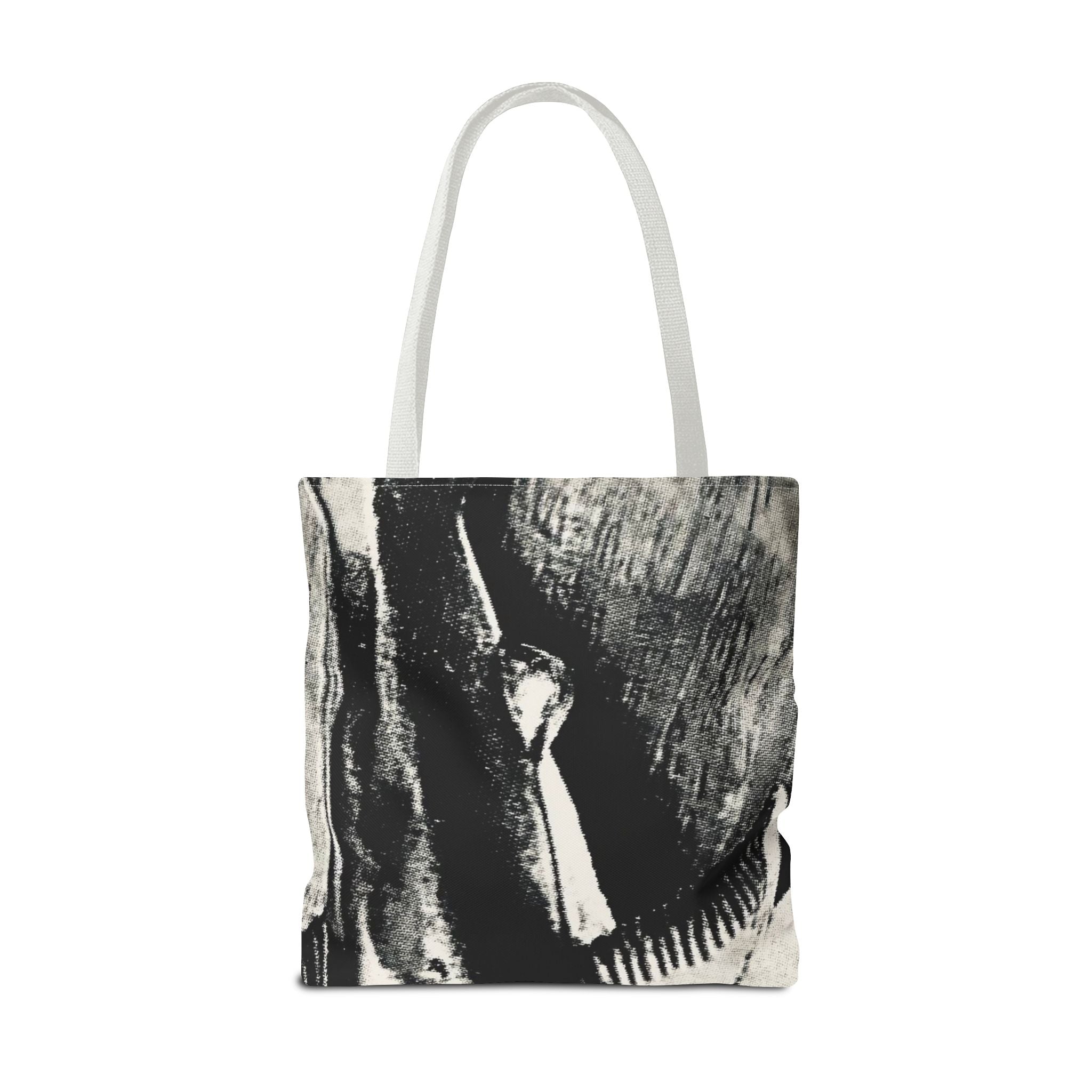 SHARK WEEK TOTE "Beneath the Surface" Monochrome | 13x13 $22 · 16x16 $25 · 18x18 $28