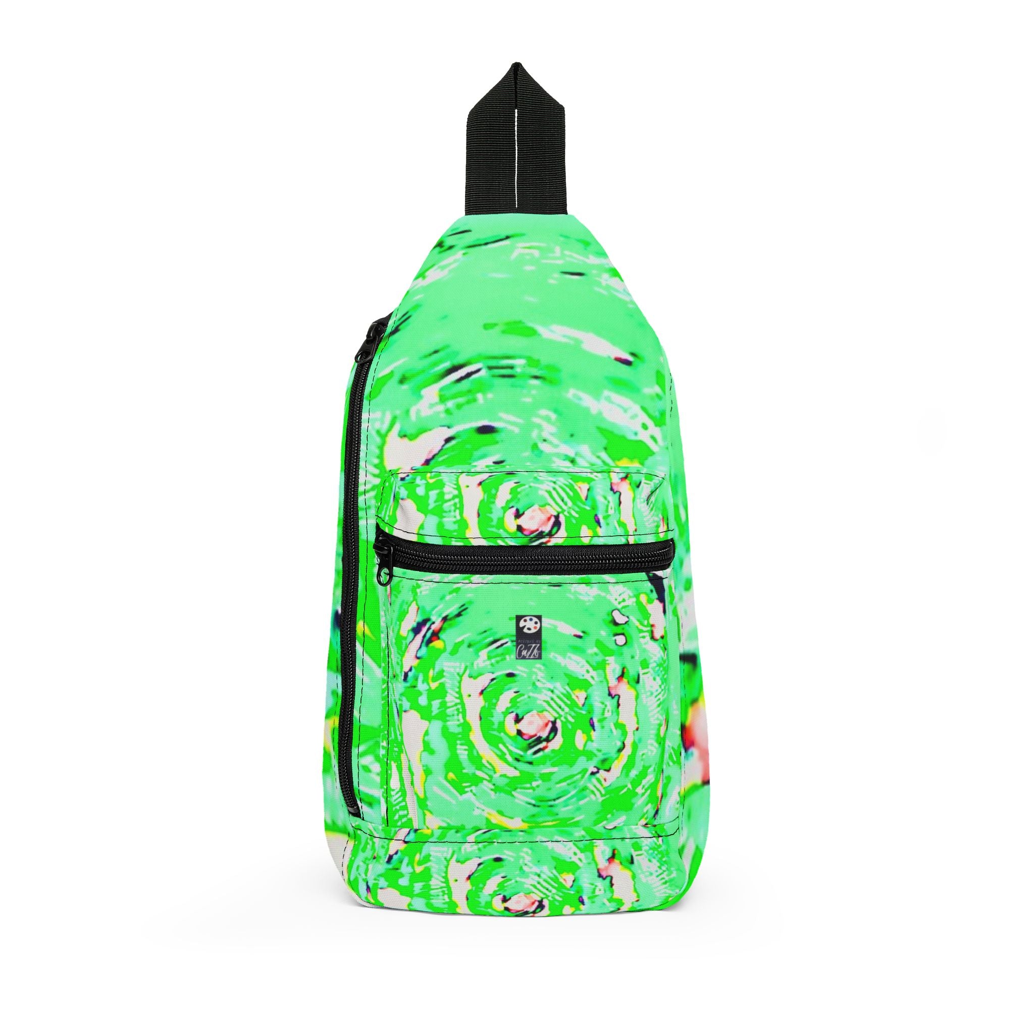 SLING BAG "HURRICANE" LIME GREEN