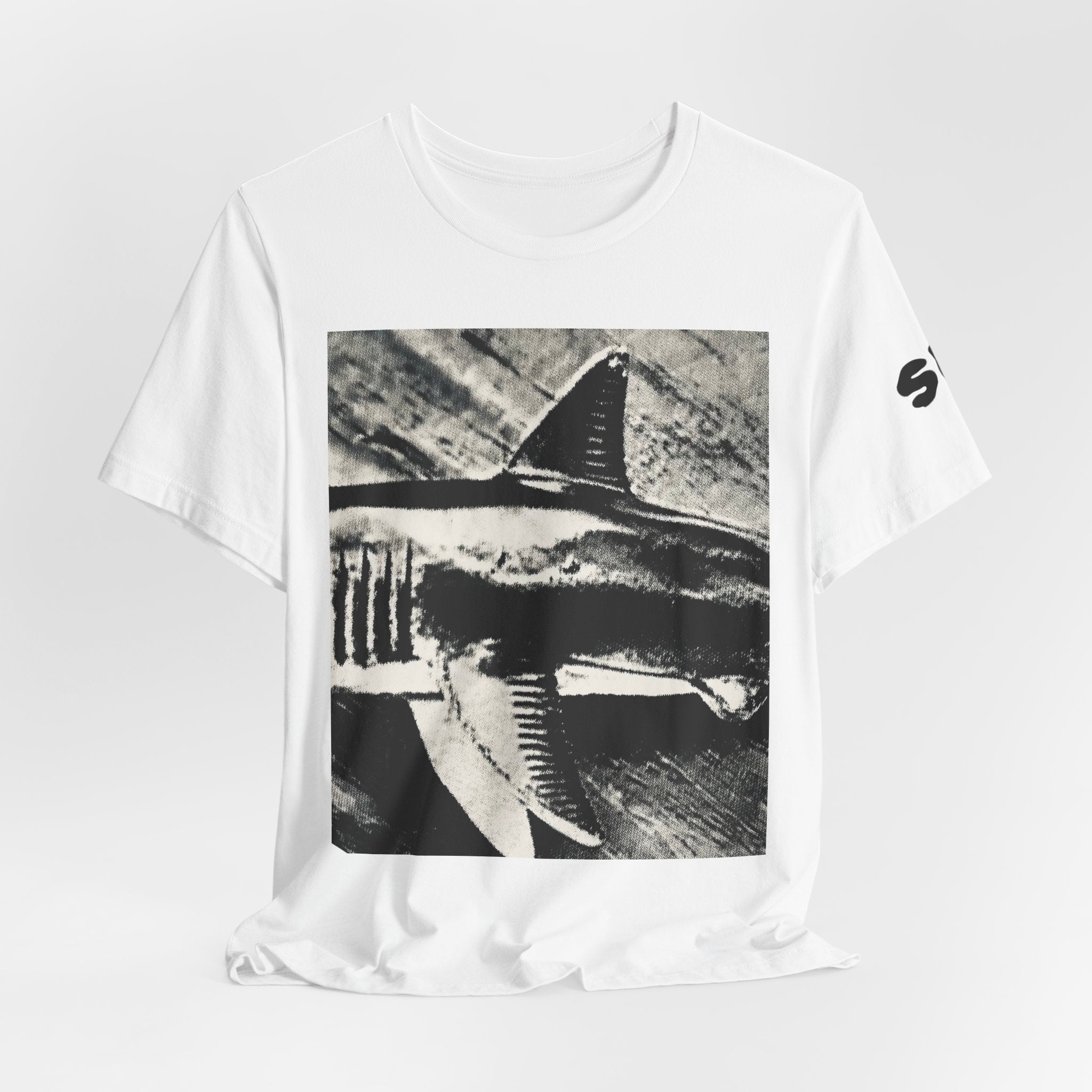 SHARK WEEK T SHIRT -  "Beneath the Surface"  Monochrome
