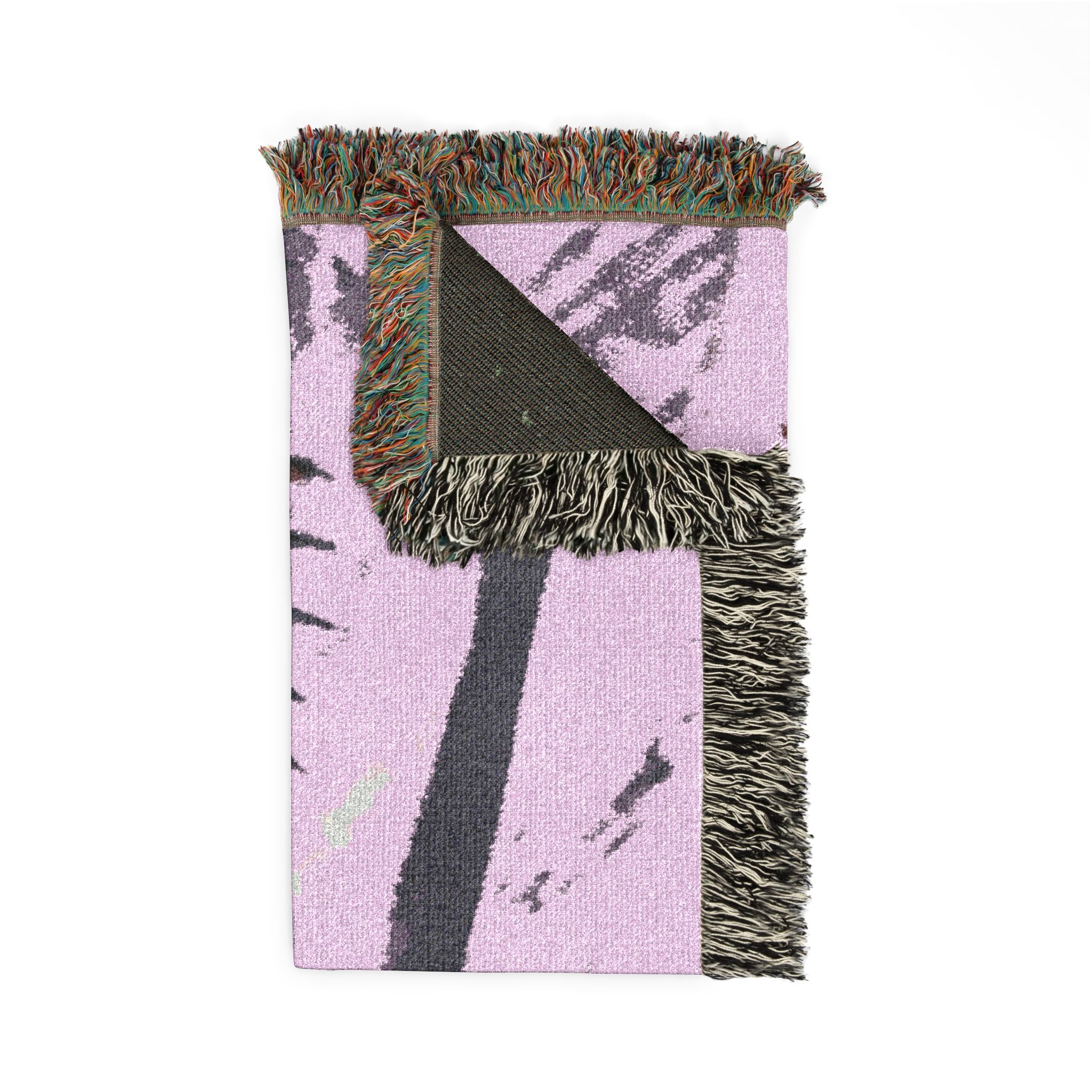 Woven Blanket "Beneath the Surface" purple