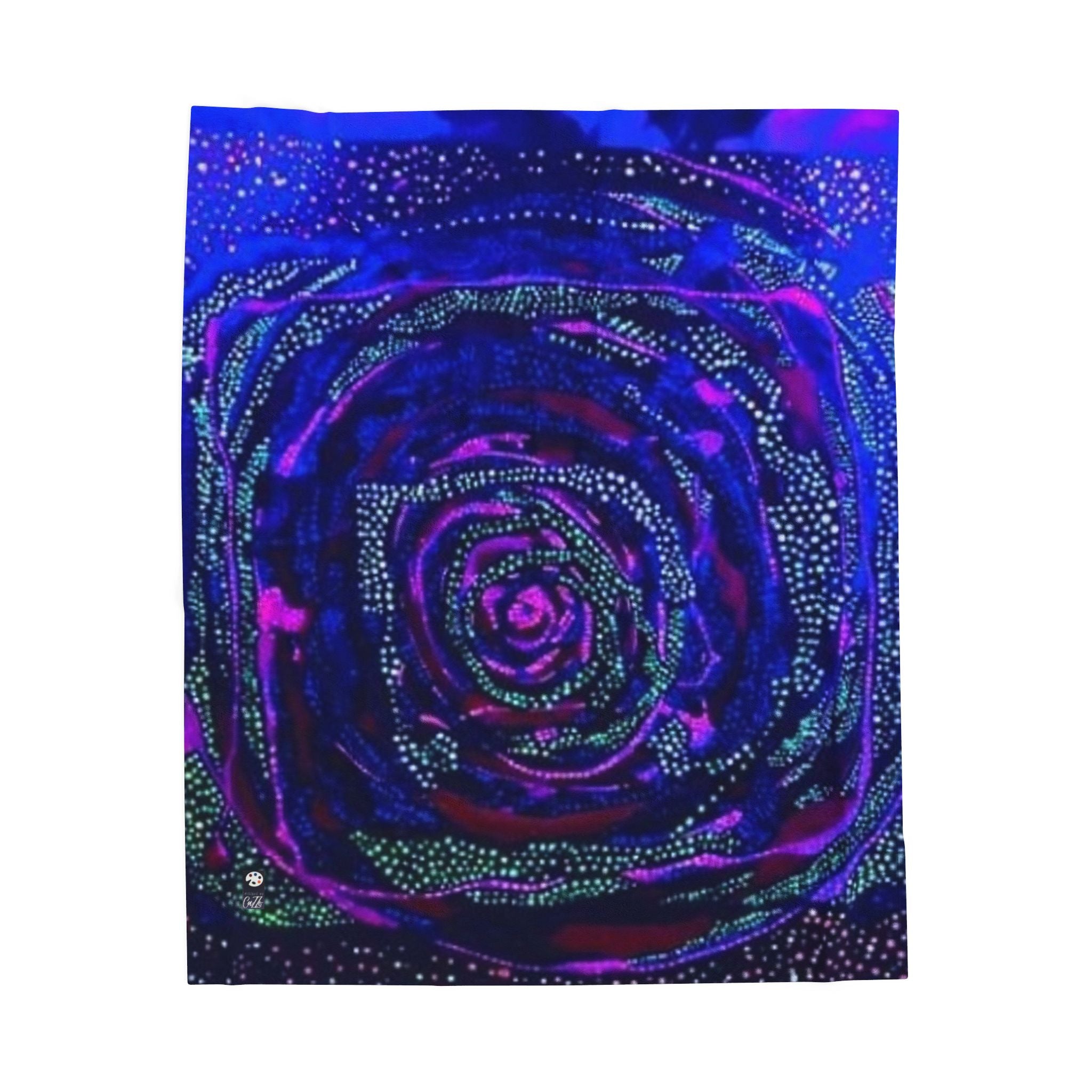 "SPACE ODYSSEY"  Velveteen Plush Blanket