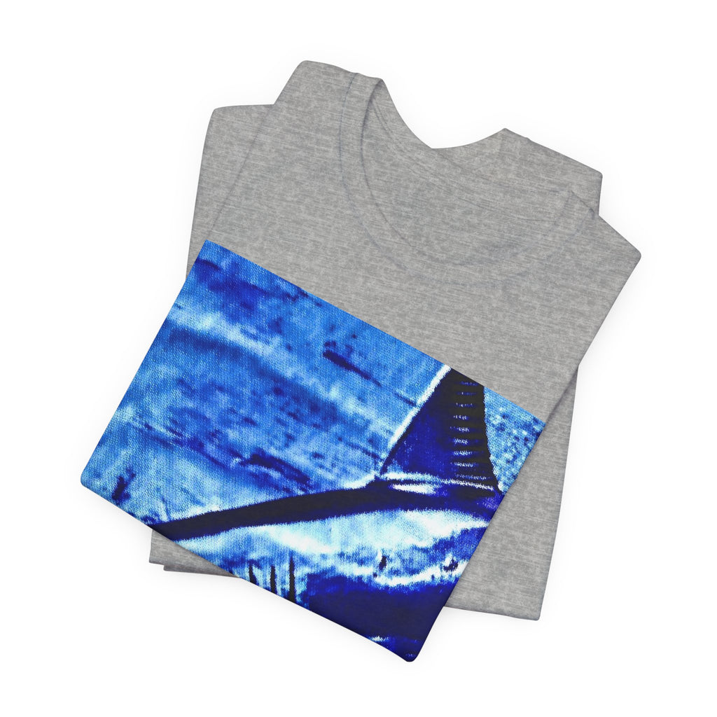 SHARK WEEK "BENEATH THE SURFACE"  T SHIRT BLUE