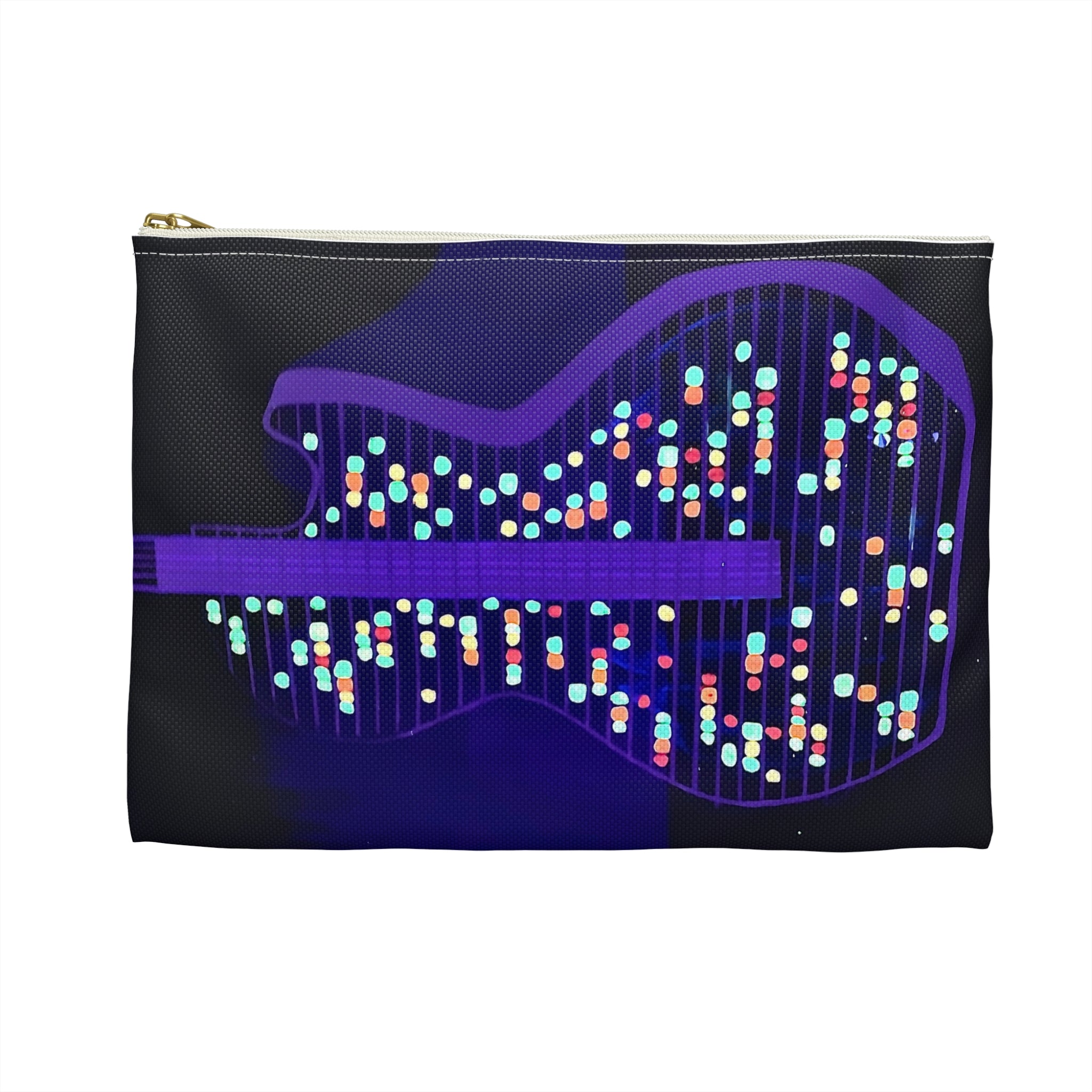 ALL AMERICAN GUITAR Zipper Pouch — Neon