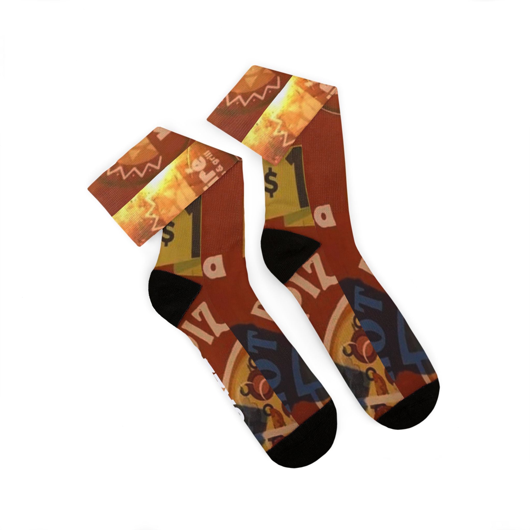 CAZZO SOCKS "MADDIE STEALING A SLICE"