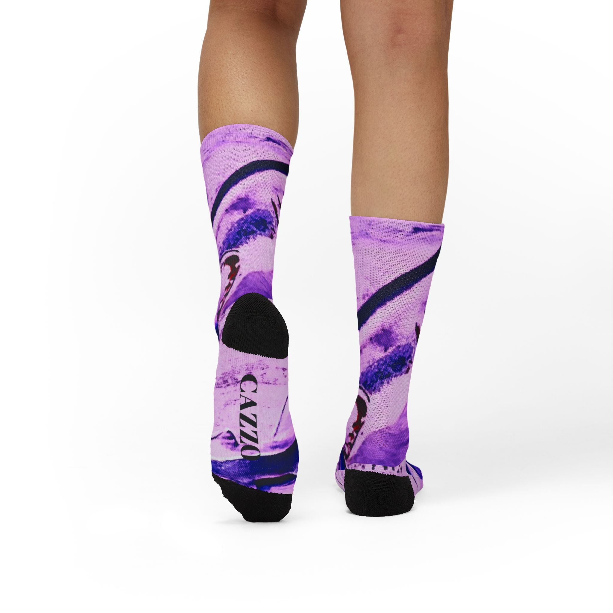 CAZZO SOCKS Purple Shark