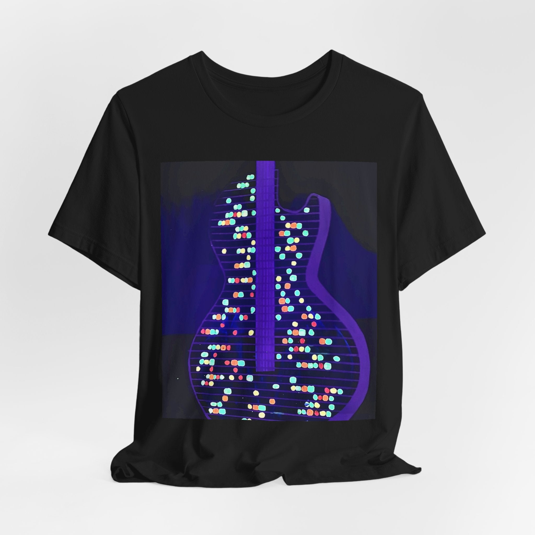 ALL AMERICAN GUITAR T-Shirt — Neon