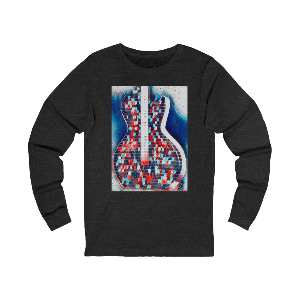 ALL AMERICAN GUITAR Long Sleeve Tee — Red White & Blue