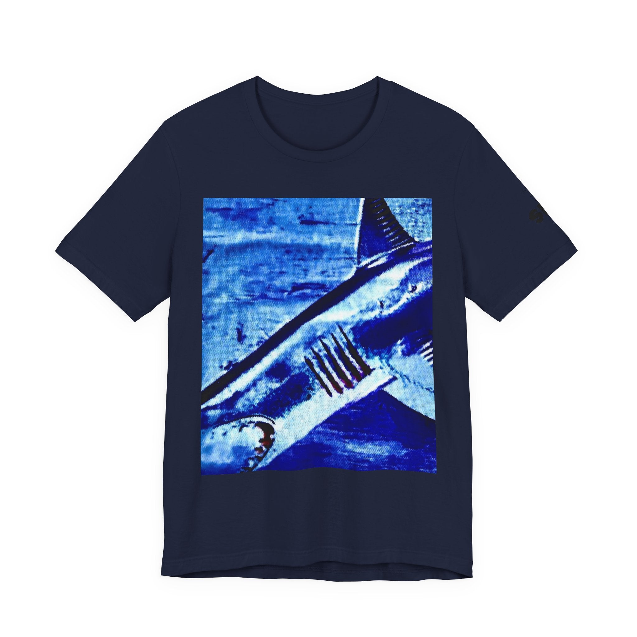 SHARK WEEK "BENEATH THE SURFACE"  T SHIRT BLUE