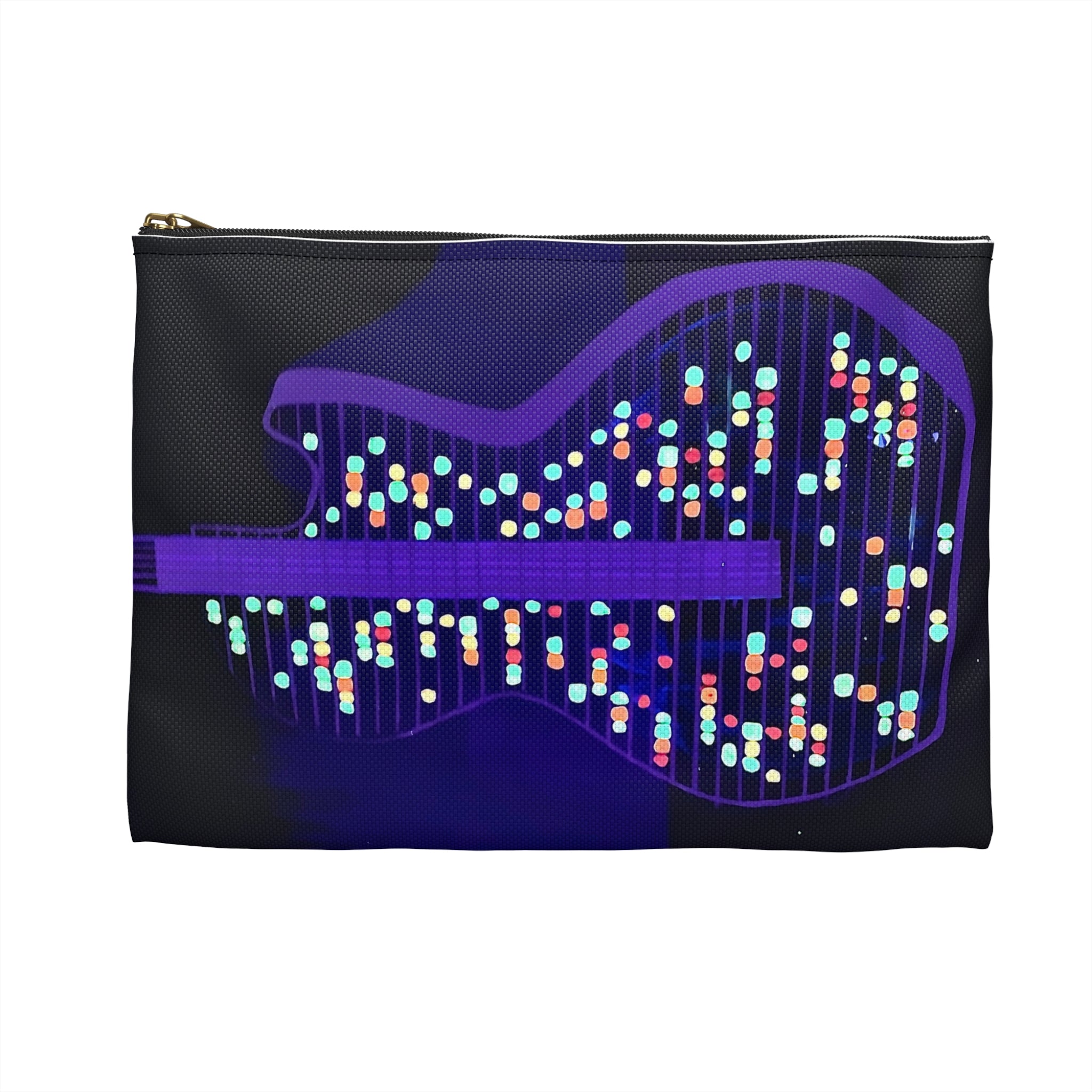 ALL AMERICAN GUITAR Zipper Pouch — Neon