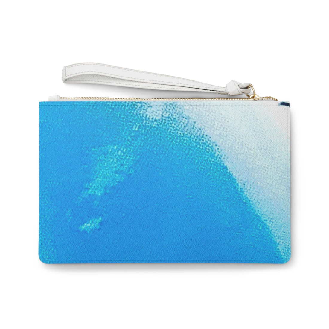 Blue Ocean Gradient Clutch Bag — Coastal Wave Wristlet