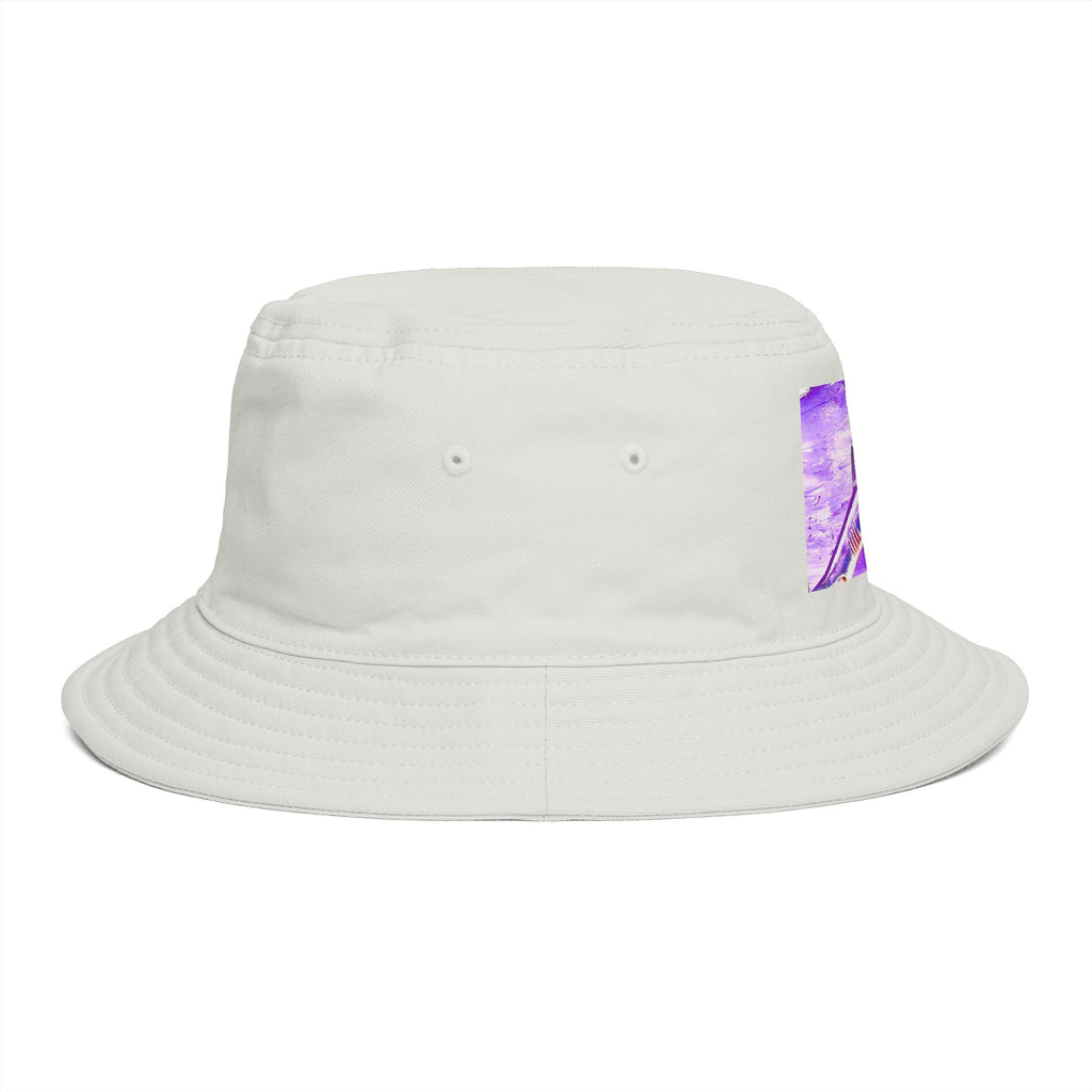 SHARK WEEK BUCKET HAT "Beneath the Surface" Purple | Shark Art Hat