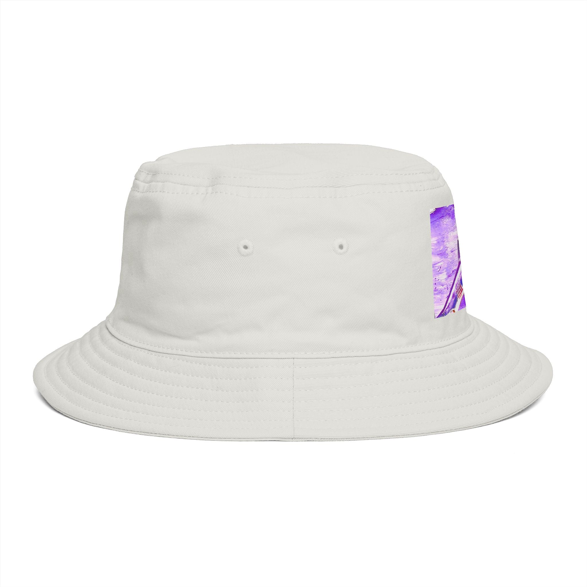 SHARK WEEK BUCKET HAT "Beneath the Surface" Purple | Shark Art Hat
