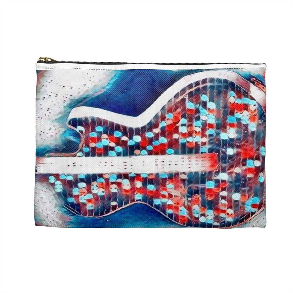 ALL AMERICAN GUITAR Zipper Pouch — Red White & Blue