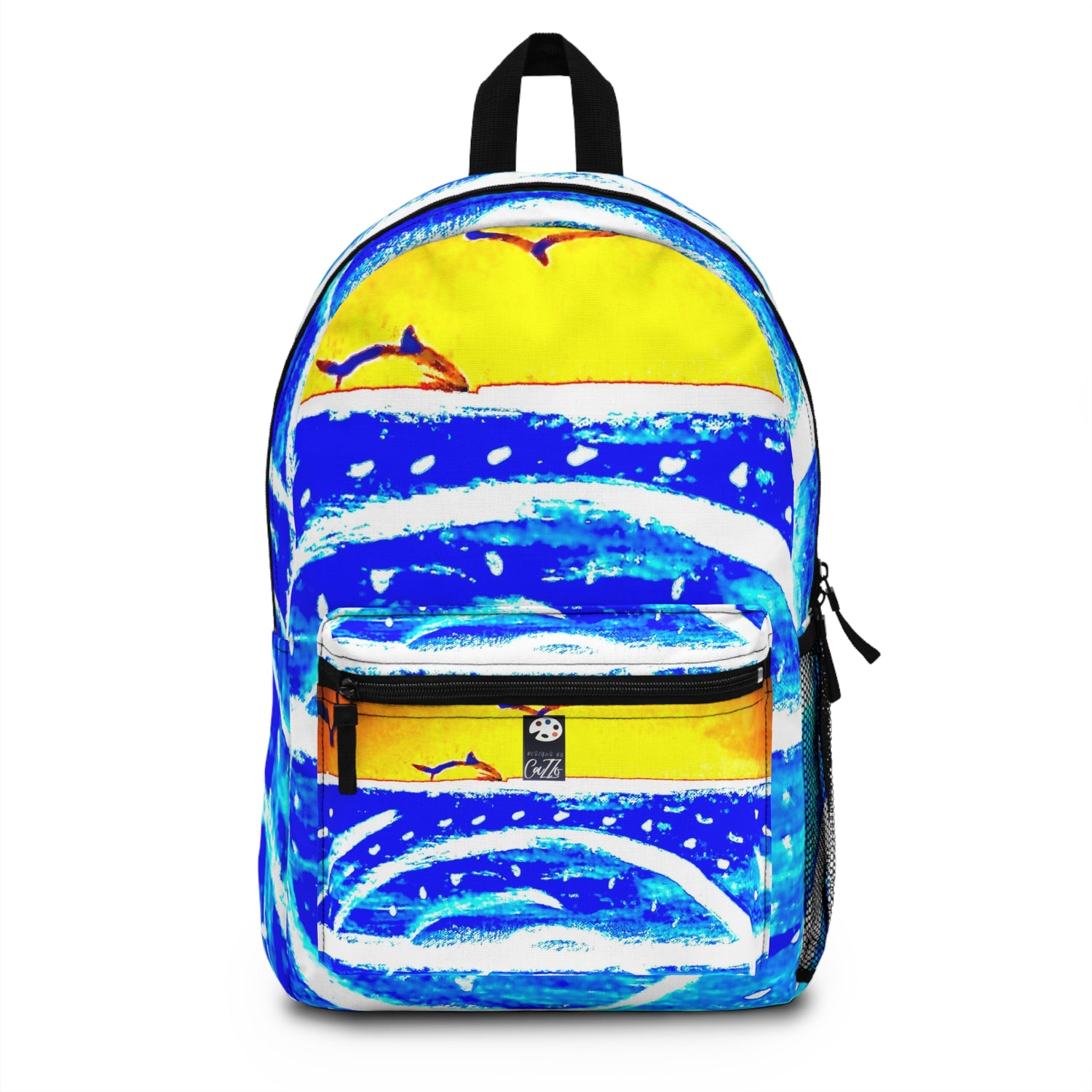 BACKPACK "HEAD ABOVE WATER" BLUE/GOLD