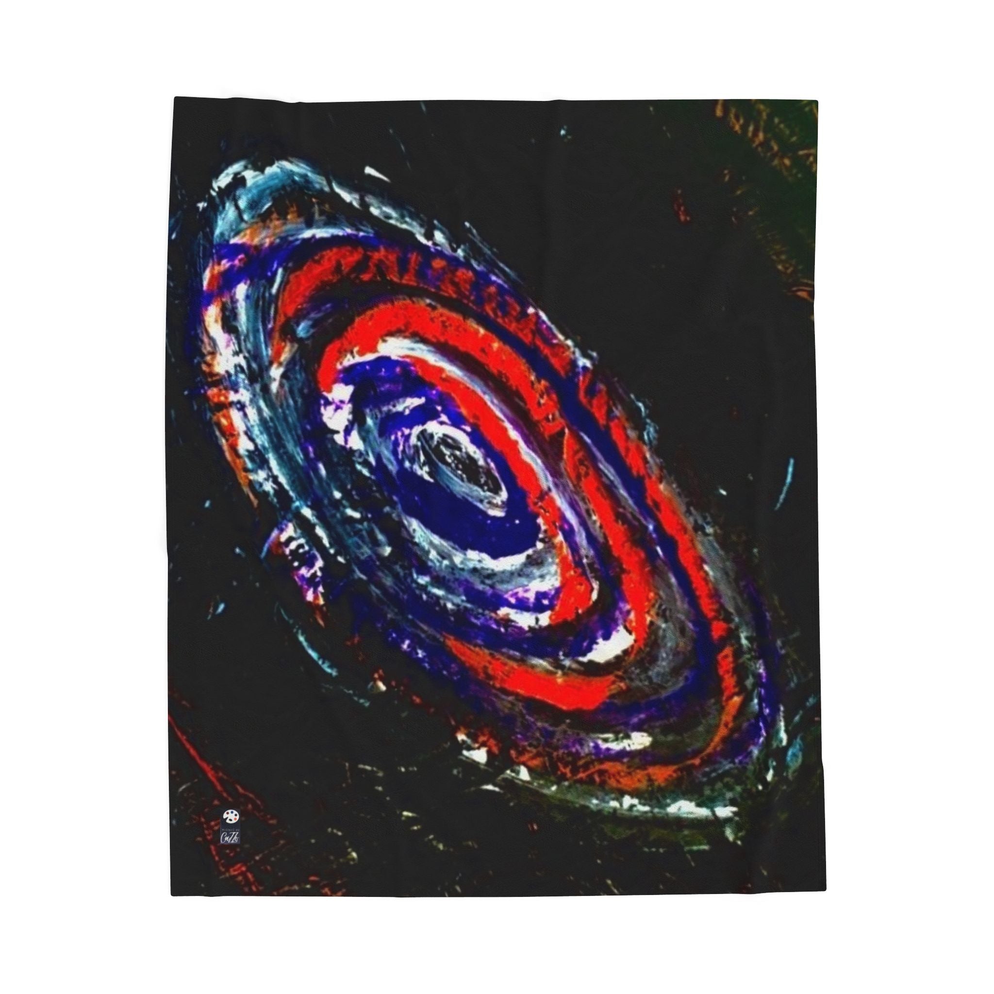 "GALAXY"  Velveteen Plush Blanket