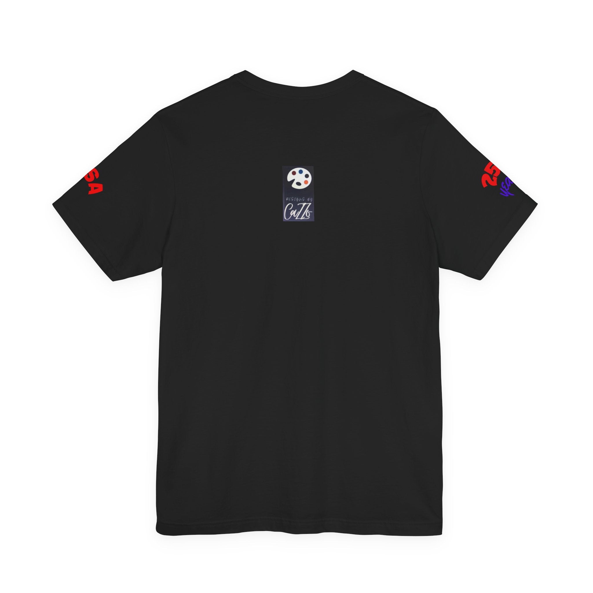 All American Guitar T-Shirt — Red White & Blue