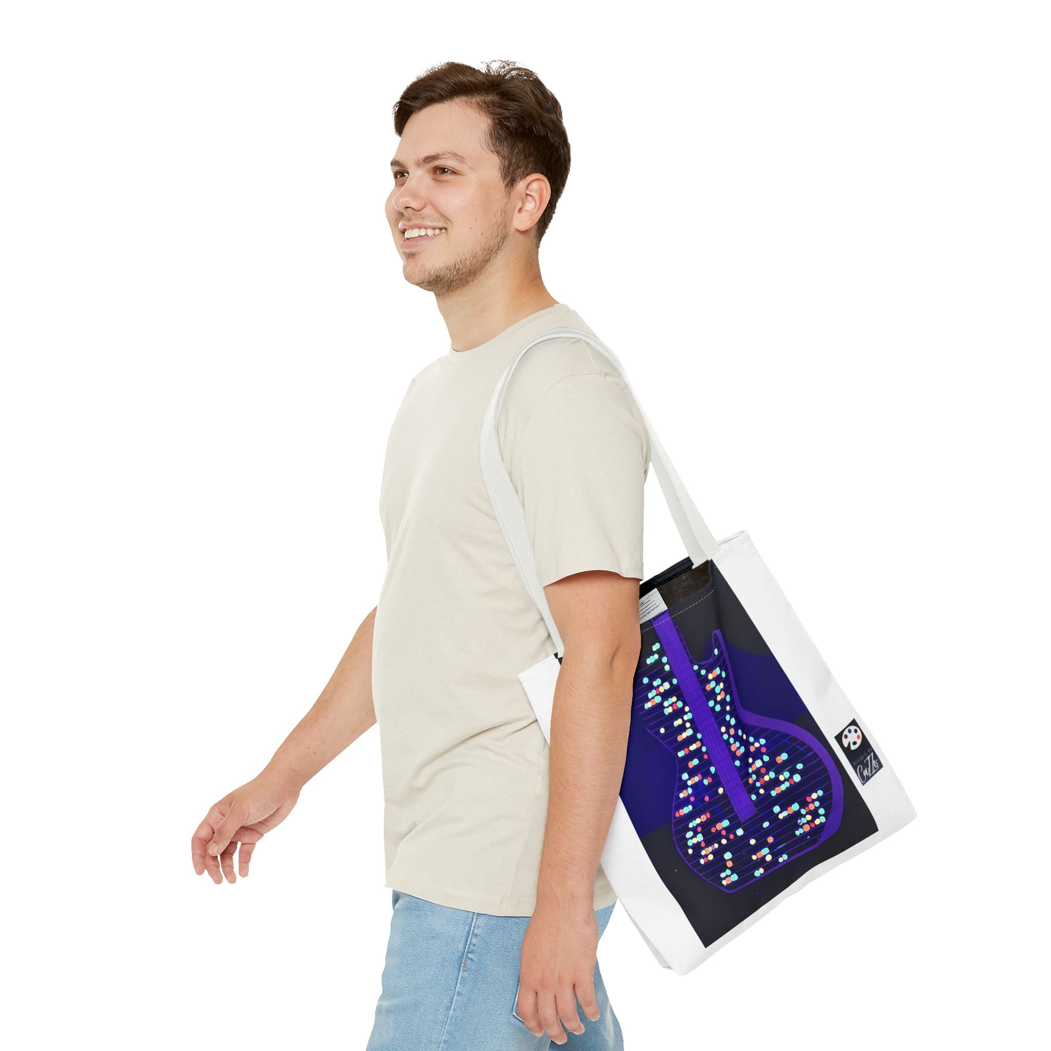 ALL AMERICAN GUITAR Tote Bag  Neon