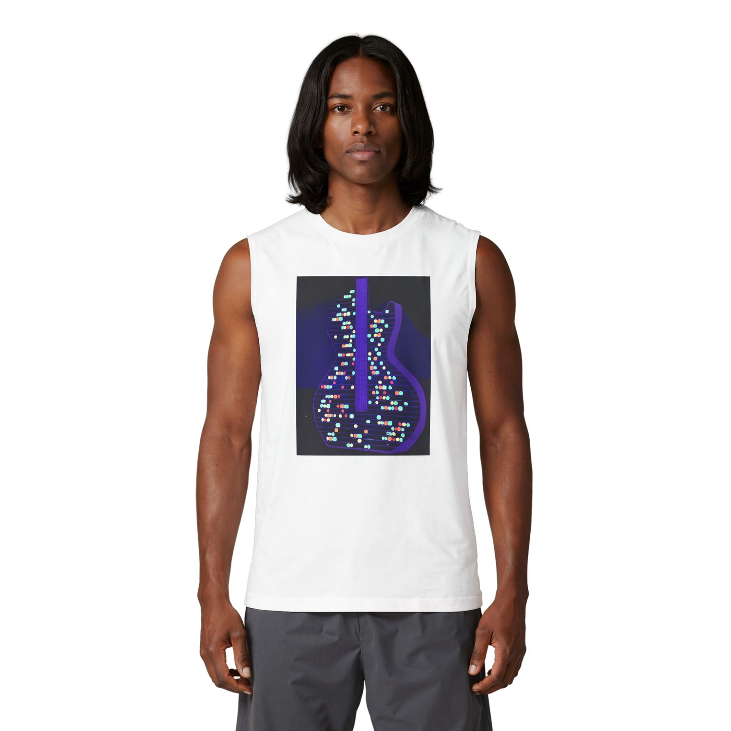 ALL AMERICAN GUITAR Muscle Tank — Neon